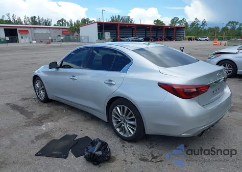2018 Infiniti Q50 3.0T Luxe from USA, damaged, VIN JN1EV7APXJM362684